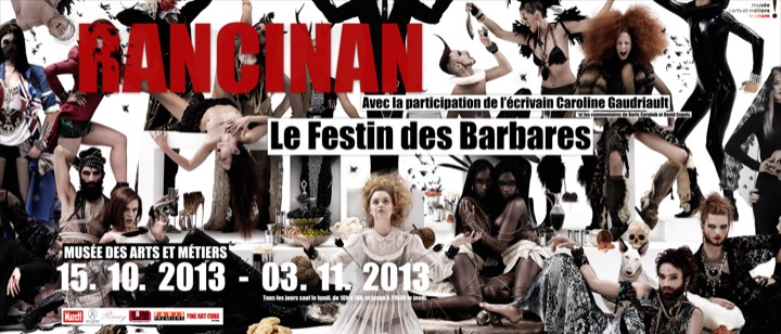 Le Festin des Barbares — bâche extérieure