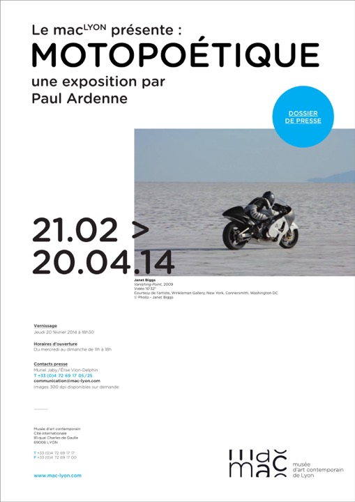 Motopoétique — exposition de Paul Ardenne