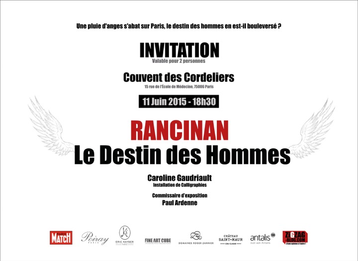 Le Destin des Hommes — invitation au vernissage